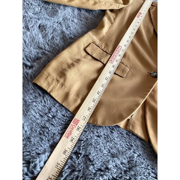 J. Crew Alfie Alfie Blazer in Gramercy Twill Single Breasted Jacket Brown Size 2 - Picture 10 of 11